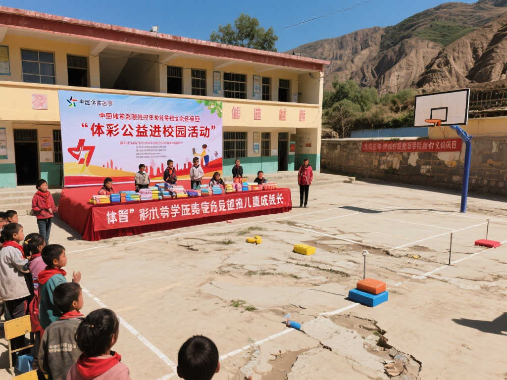 体彩公益进校园活动走进西部山区小学